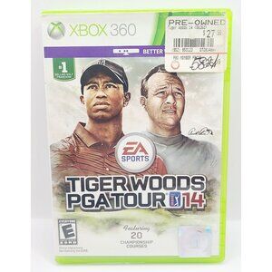 Tiger Woods PGA Tour 14 Xbox 360 Game Pre-Owned With Case & Disc